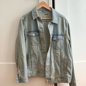 Topshop oversized denim jacket